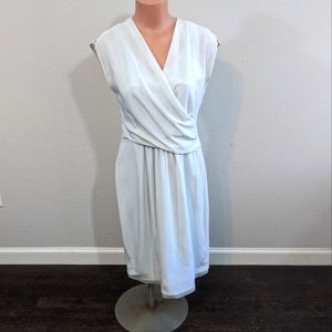 Elie Tahari NWT Seafoam Silk Draped Dress // Small